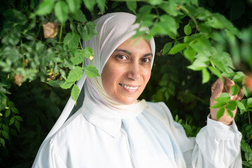 Middle Eastern Woman in Nature
