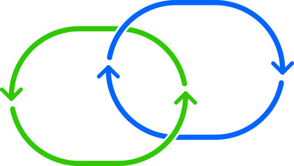 원 사각 삼각 사각 오각 육각 라인 화살표 다이어그램