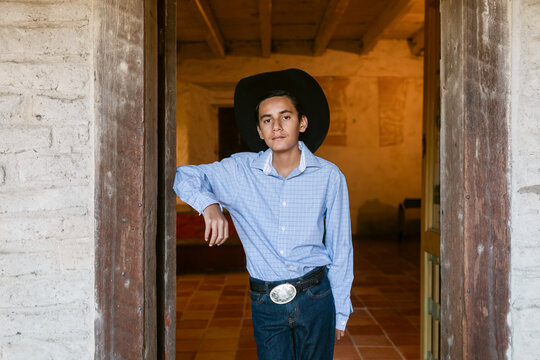 Mexican teenager portrait