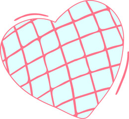 사랑스러운 하트 일러스트