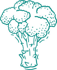 음식 재료 채소 과일 일러스트