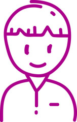 Obraz premium 사람 남녀 학생 아빠 엄마 할머니 할아버지 일러스트