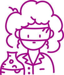 사람 직업 남자 여자 캐릭터 일러스트