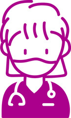 사람 직업 남자 여자 캐릭터 일러스트