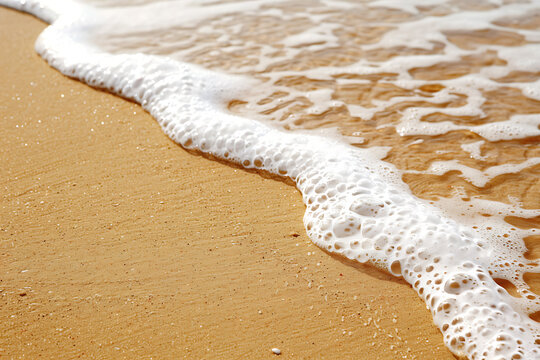 A close-up photography of a sandy beach
