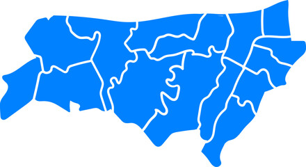 대한민국 한국 서울시 지도