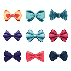 Bow tie. bow tie icon vector illustration. masks fo
