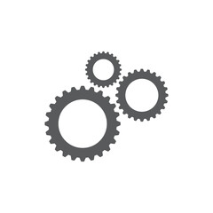 gear logo icon design vector