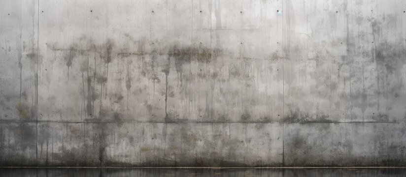 Concrete wall with water marks