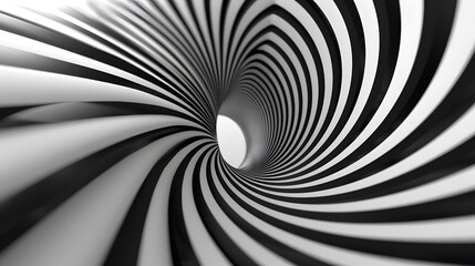 White and black monochrome abstract background, Twisted illustration