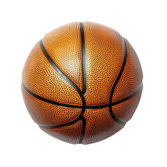 Isolated Basketball Ball on Transparent