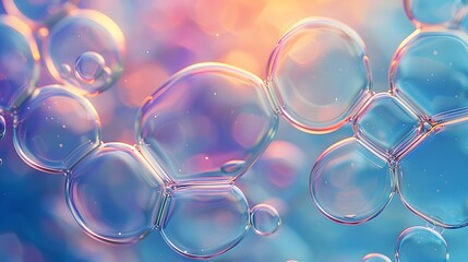 Vivid Soap Bubbles Macro Photography: An Abstract Journey into Color and Transparency
