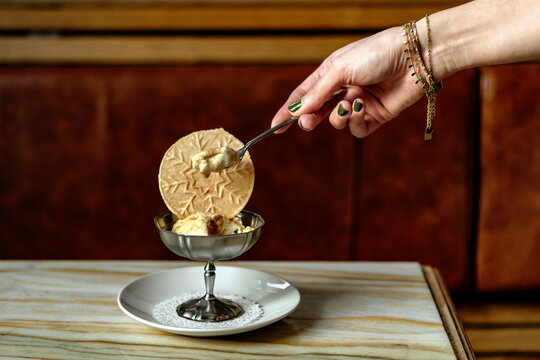 Affogato al caffe
