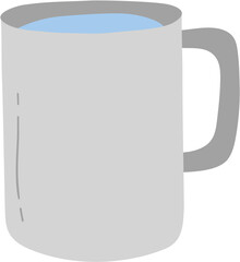 Water Mug Illustration