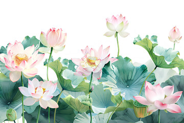 睡蓮の花（水彩画）