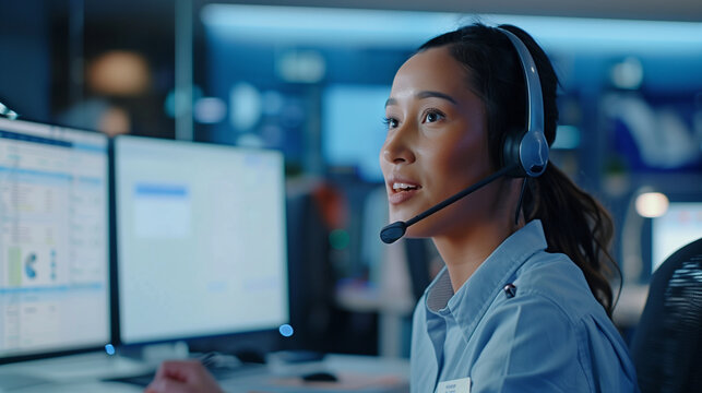 Customer Support Specialist Assisting Clients