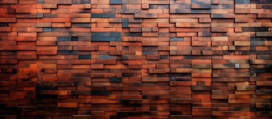 Brick wall design in vertical orientation
