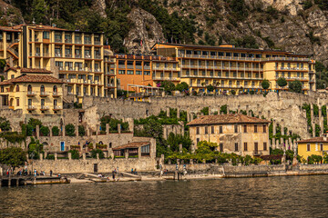 Naklejka premium Limone Sul Garda, Limone GArdasee
