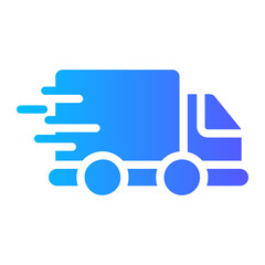 delivery truck Gradient icon