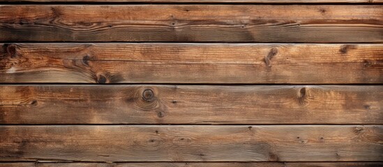 Fototapeta premium Close-up texture of aged wooden boards. Vintage natural hardwood surface. Weathered old planks wall detail. High-contrast wood background.