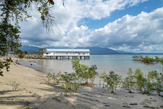 Port Douglas historic Boat House and beach