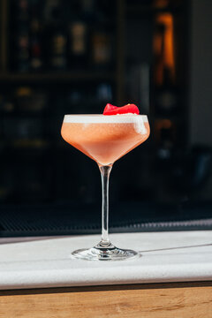 Classic Cocktail Elegance in Bar