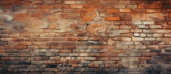 Abstract Background With Vintage Brick Wall