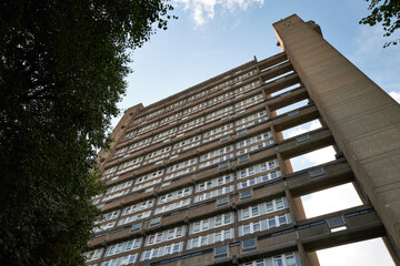 Brutalist architectural of Trellick Tower