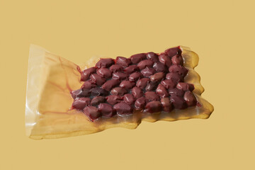 vacuum packed bag with kalamata olives