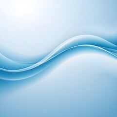 Abstract light blue wave background