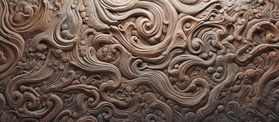 Close-up of texture on a decorative wall