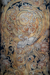 Frescos at Kelaniya Temple, Sri Lanka