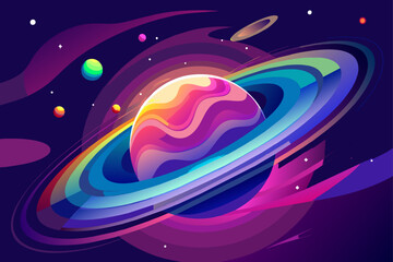 gradient galaxy background is