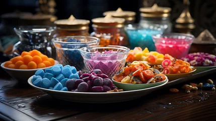 Zelfklevend Fotobehang candy in a bowl © SHAPTOS