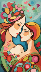 Obraz na płótnie Canvas woman with flowers or woman with flower or person with a flower