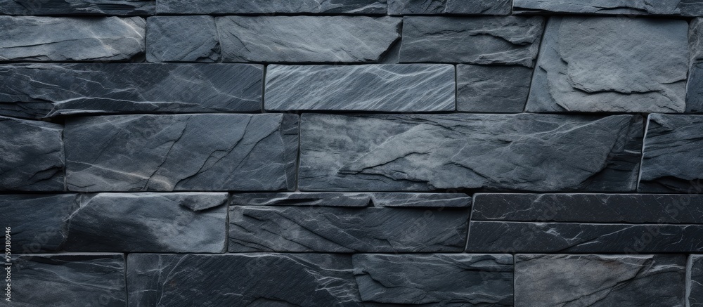 Wall mural Slate tiles texture