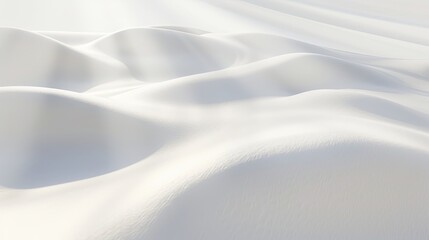 A pure snowy white background with a delicate shadow gradient - obrazy, fototapety, plakaty