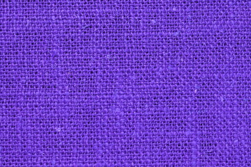 purple hemp viscose natural fabric cloth color, sackcloth rough texture of textile fashion abstract background