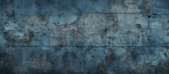 Gritty Navy Aged Distressed Wall Texture Pattern.