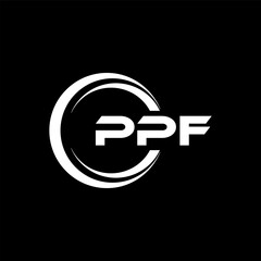 PPF Letter Logo Design, Inspiration for a Unique Identity. Modern Elegance and Creative Design. Watermark Your Success with the Striking this Logo.