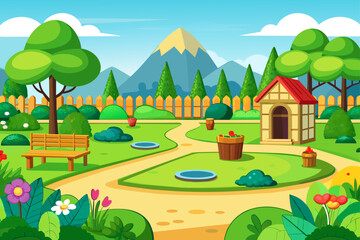 Fototapeta premium cemara garden background is