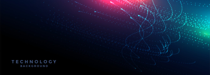 particle style digital network wallpaper for AI innovation or research
