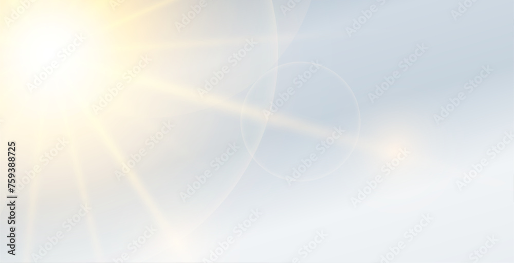 Canvas Prints transparent glowing lens flare background with shiny effect