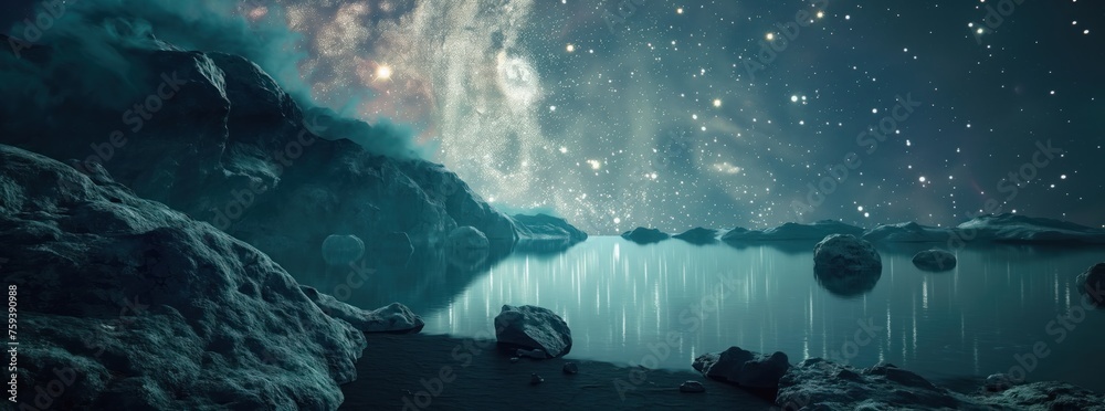 Wall mural Milkway