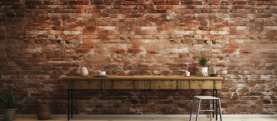 Antique brick wall surface