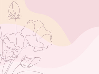 flowers background abstract vector, wallpaper page