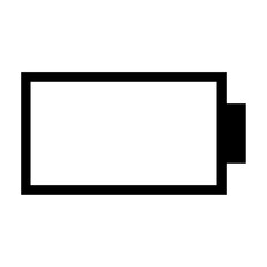 ビジネス用アイコン「バッテリー空」