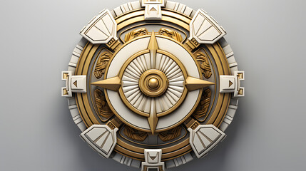 Naklejka premium Guild Clan icon game 3d