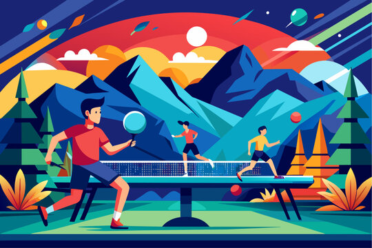table tennis sport background