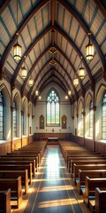 interior of church